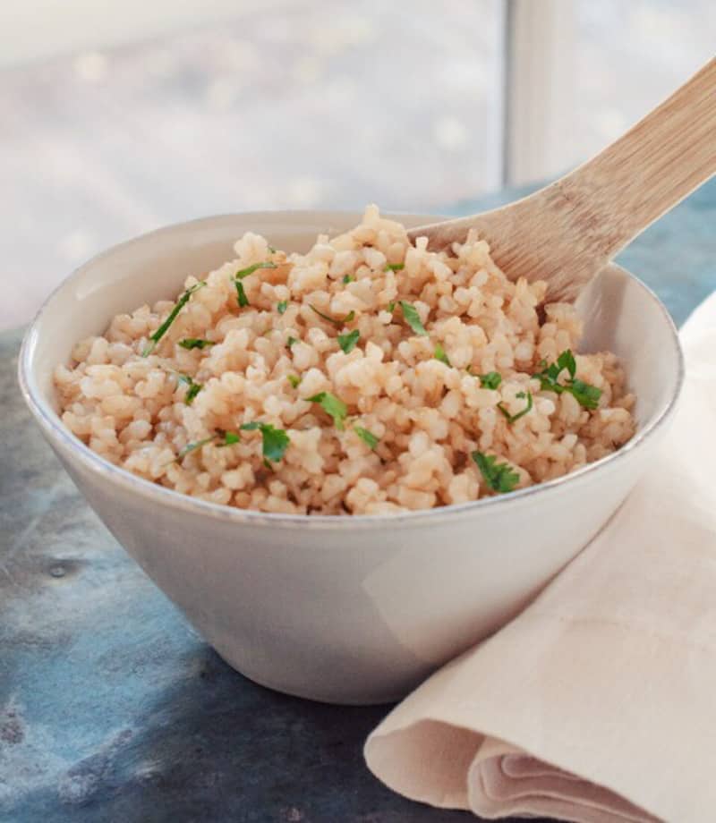 Easy baked brown rice