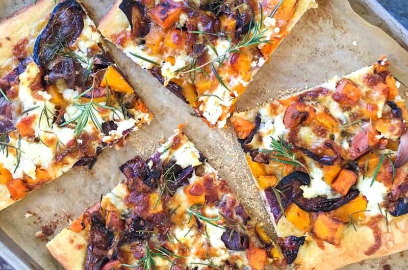 Fall Roasted Vegetable Pizza
