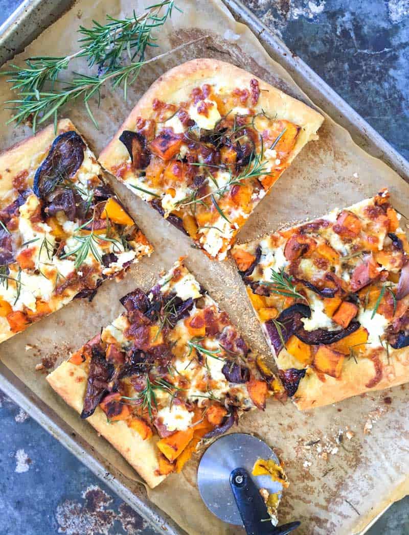 Fall Roasted Vegetable Pizza