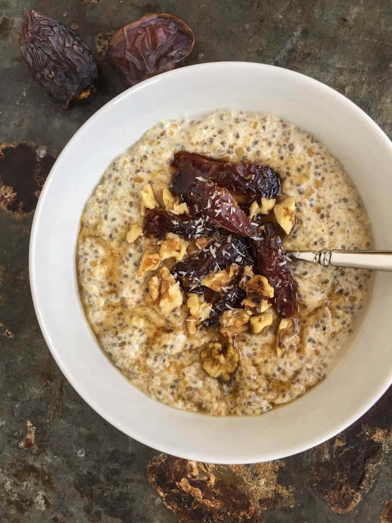 grain free paleo vegan breakfast porridge 2