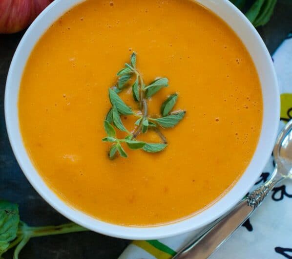 Heirloom tomato soup