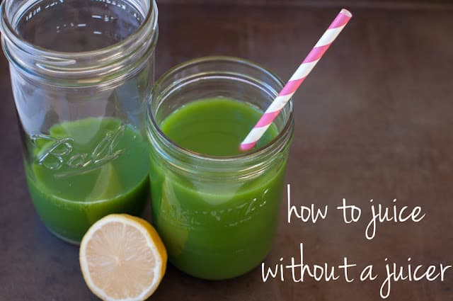 How to juice without a juicer