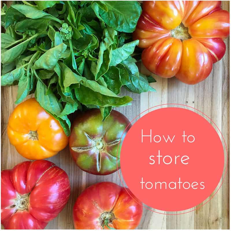 How to store tomatoes