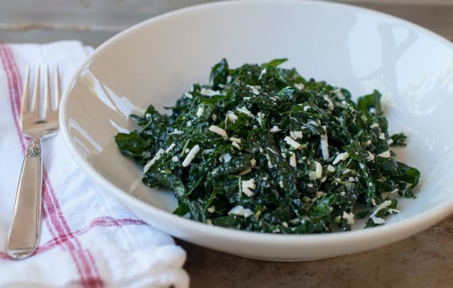 Kale and ricotta salad