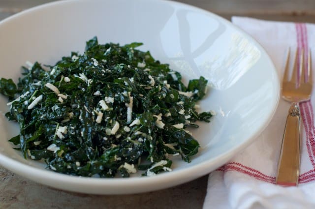 Kale and ricotta salad
