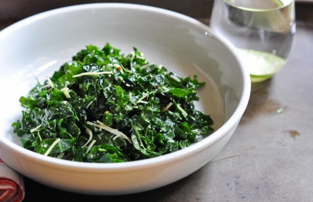 Kale salad in bowl