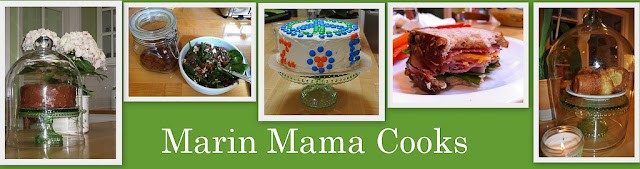 Marin Mama Cooks first website header