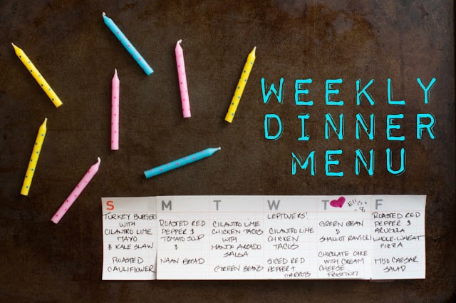 Marin Mama's weekly dinner men - October 7th