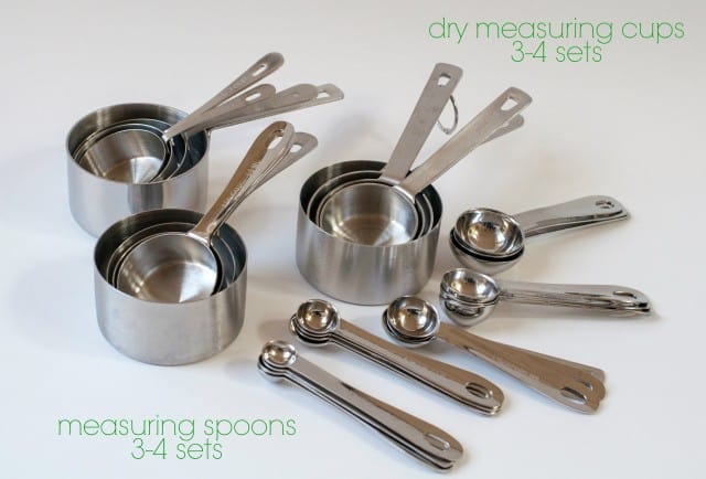 Measuring spoons and cup