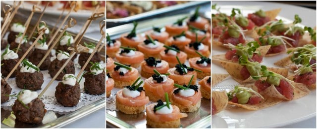 Paradise Foods Catering appetizer sample