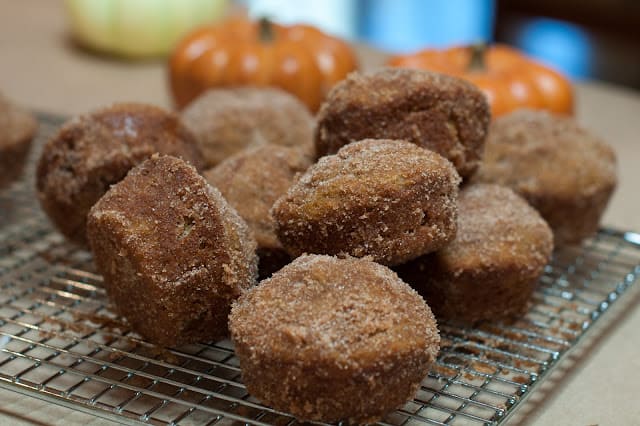 Pumpkin muffin poppers