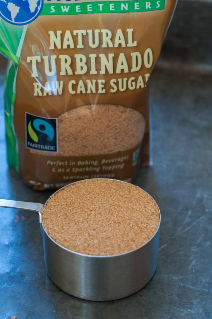 Raw turbinado sugar