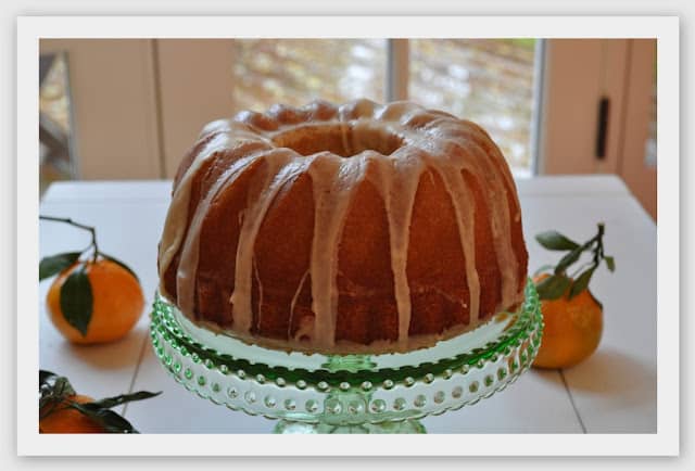 Tangerine bundt cake