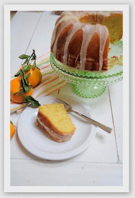 Tangerine bundt cake