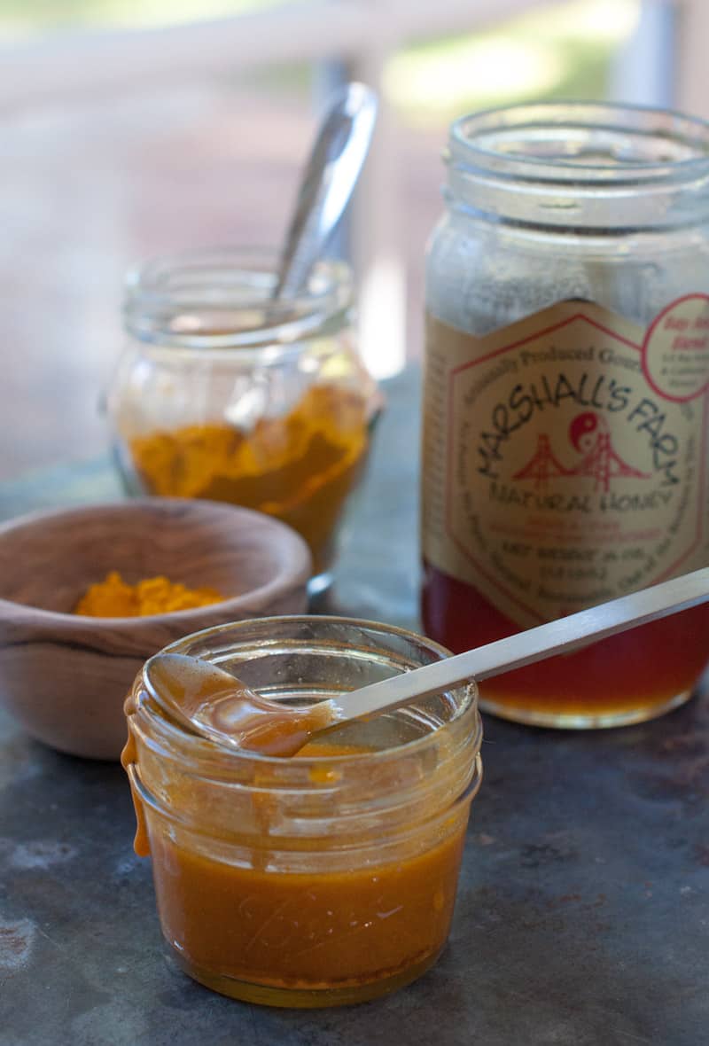 Tumeric infused honey